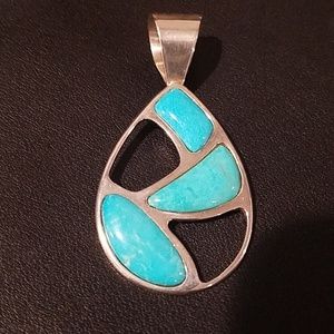 Jay King Turquoise Pendant
